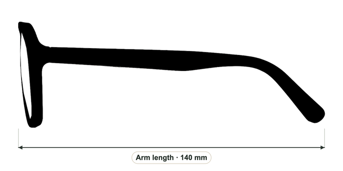 Side profile dimensions